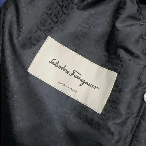 Ferragamo chevron quilted vest